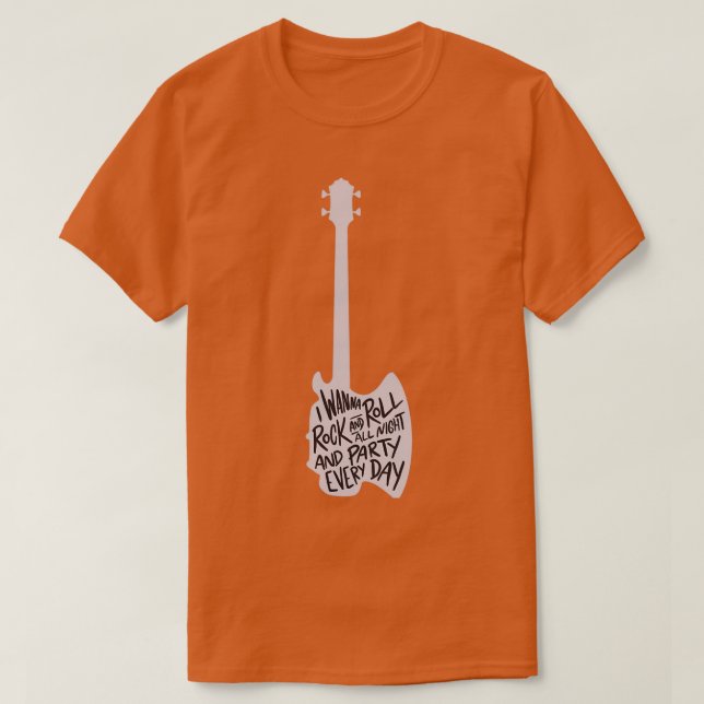 Rock and Roll All Night Classic TShirt (Design Front)