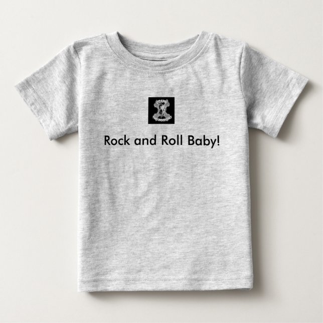 Rock and Roll Baby Baby T-Shirt (Front)
