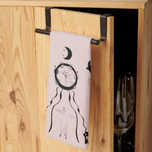 Rock and Roll Ballerina II Kitchen Towel