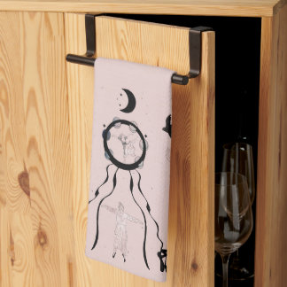 Rock and Roll Ballerina II Kitchen Towel