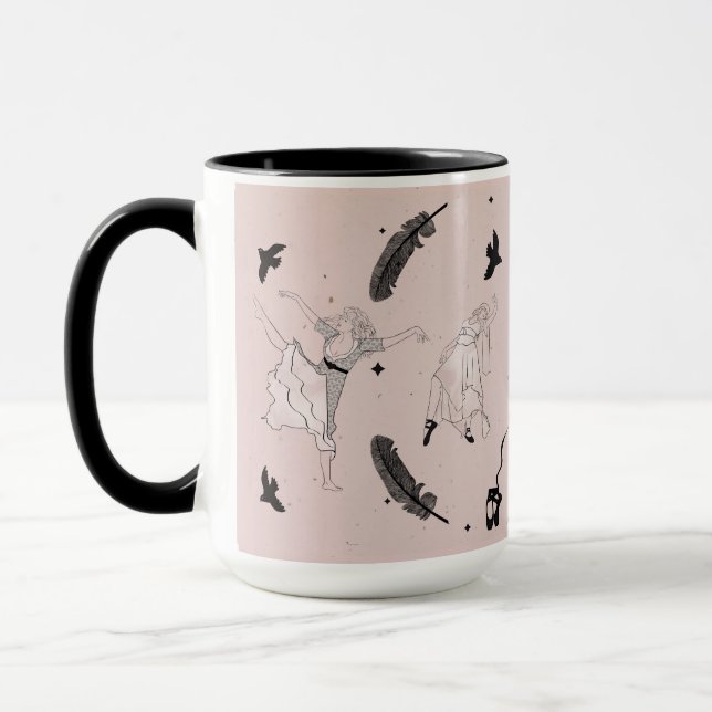 Rock and Roll Ballerina II Mug (Left)