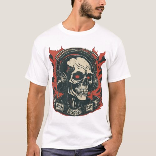 rock and roll band logo T_Shirt
