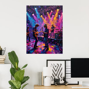 Rock and Roll Band Poster