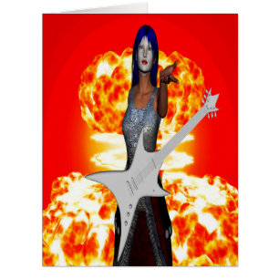 Rock and Roll Birthday Card