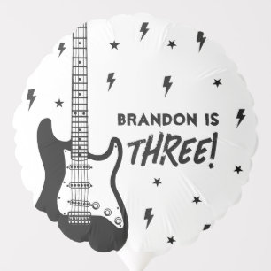 Rock and Roll Birthday Party Balloon