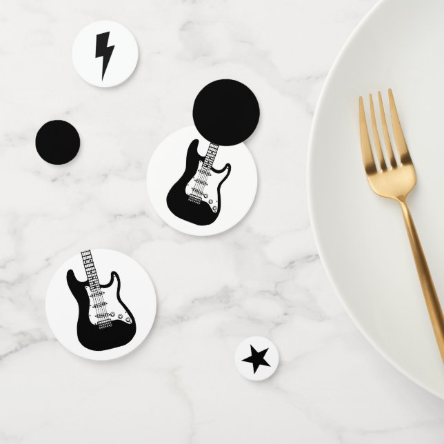 Rock and Roll Birthday Party Confetti (Group)