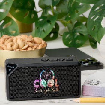 Rock And Roll  Bluetooth Speaker by Recipecard at Zazzle