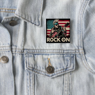 rock and roll buton button