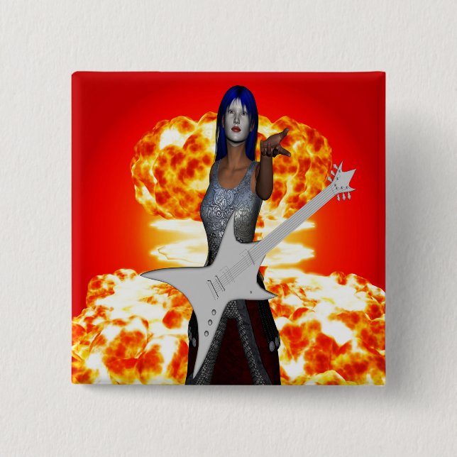 Rock and Roll Button (Front)