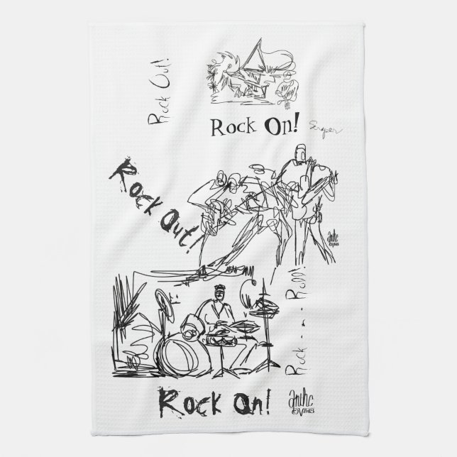 Rock and Roll by Anthe Towel (Vertical)