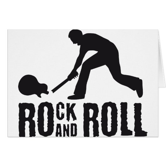 rock and roll cards (Front Horizontal)
