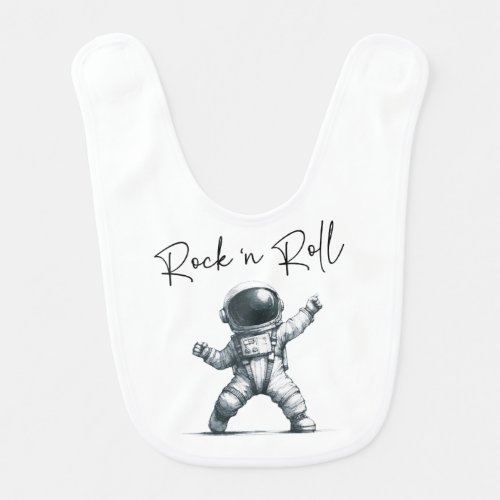 Rock and Roll Dancing Baby Astronaut Bib