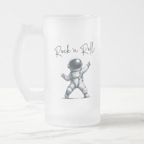 Rock and Roll Dancing Baby Astronaut Stein