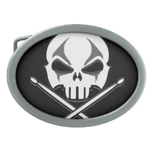 Rock and Roll Drummer Belt Buckle Metal Buckle