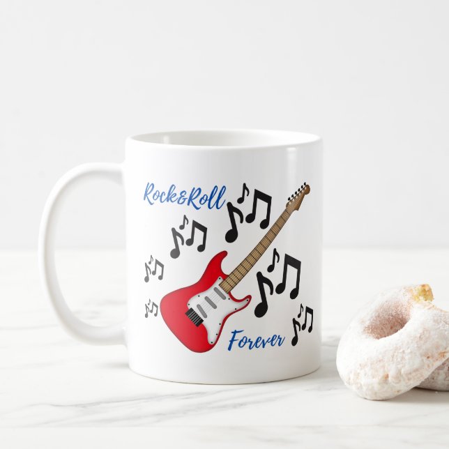 Rock And Roll Forever Mug (With Donut)