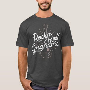 Rock And Roll Grandma Gift For Rocker Grandmas T-Shirt