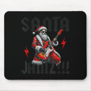 Rock And Roll Guitar Christmas For Women Men Boys Mouse Pad