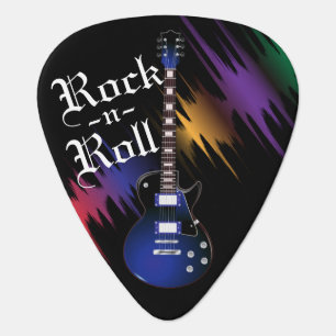 Rock and Roll Guitar - Dark Blue Pick
