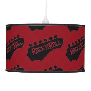 Rock and Roll Guitar Hanging Lamp