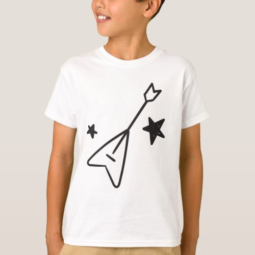 Rock and Roll Guitar Kids T_Shirt