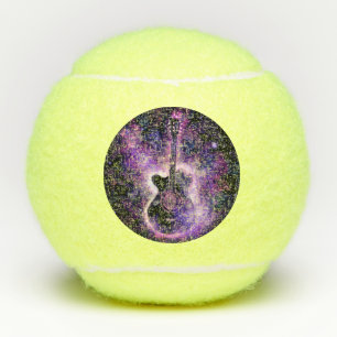 Rock and Roll Guitar Music Tennis Balls