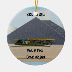 Rock and Roll Hall of Fame Cleveland,Ohio Ornament