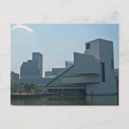 Rock And Roll Hall Of Fame Cleveland Ohio Postcard