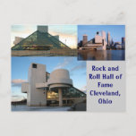 Rock And Roll Hall Of Fame Cleveland, Ohio Postcard at Zazzle