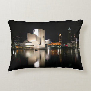 Rock and Roll Hall of Fame & Museum, Cleveland OH Accent Pillow