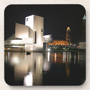 Rock and Roll Hall of Fame & Museum, Cleveland OH Beverage Coaster