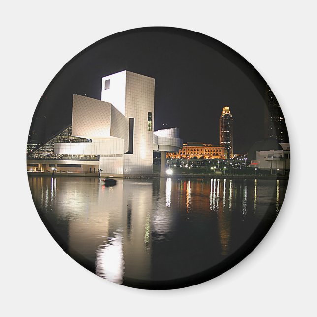 Rock and Roll Hall of Fame & Museum, Cleveland OH Magnet (Front)