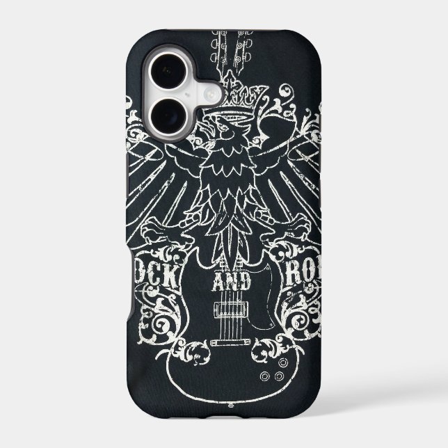 rock and roll iphone case (Back)