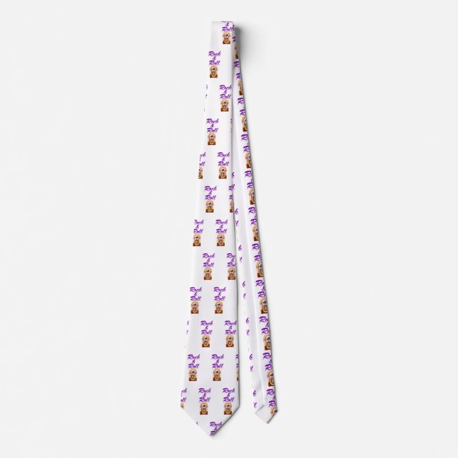 Rock and Roll Jukebox Neck Tie (Front)