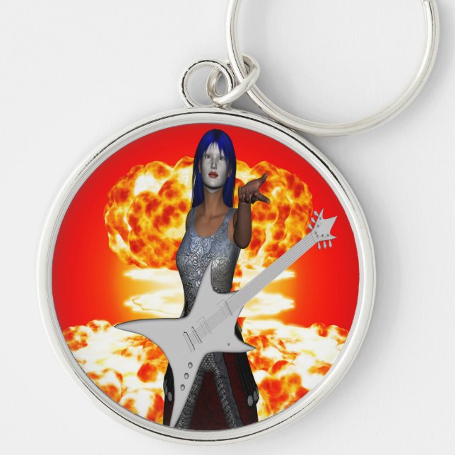 Rock and Roll Keychain (Front)