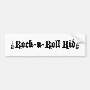 Rock and Roll Kid Bumper Sticker