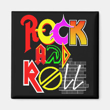 Rock and Roll Magnet (Black)