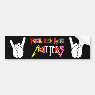 Rock and Roll Matters Classic Bumper Sticker