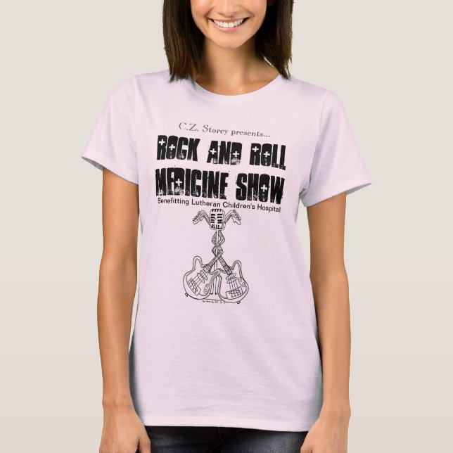Rock and Roll Medicine Show baby doll tee (Front)