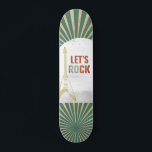 Rock and Roll Modern Skateboard<br><div class="desc">With a funky electric guitar design these boards are modern works of art. Perfect for adrenaline junkies and music lovers.</div>