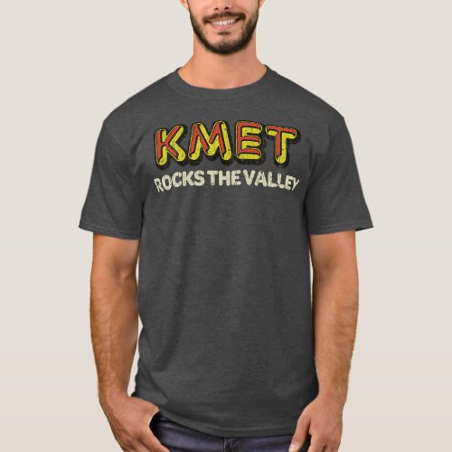 Rock And Roll Music KMET Rocks The Valley 1974  T_Shirt