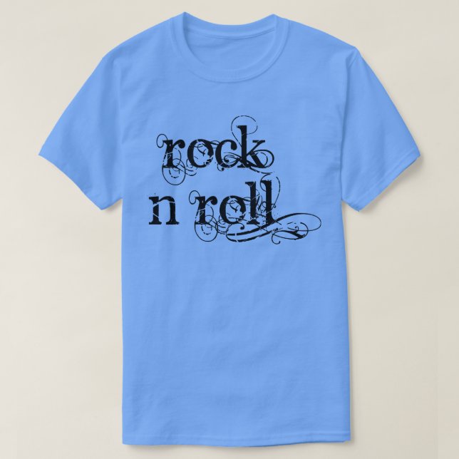 rock and roll organic T-Shirt (Design Front)