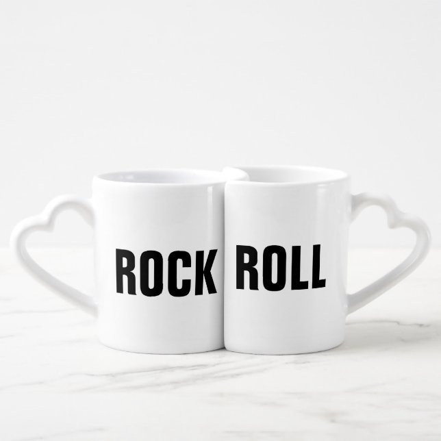 rock and roll partners coffee mug set (Front Nesting)