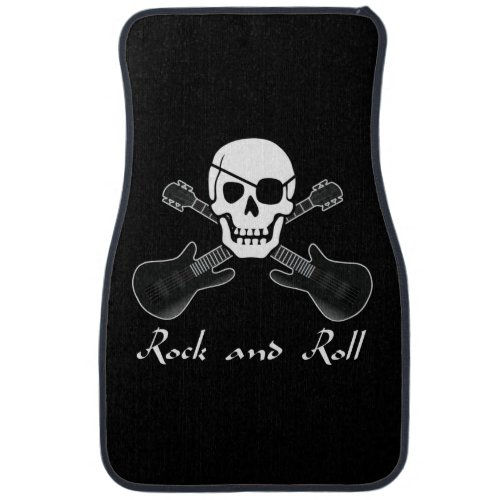 Rock and Roll Pirate Car Floor Mat