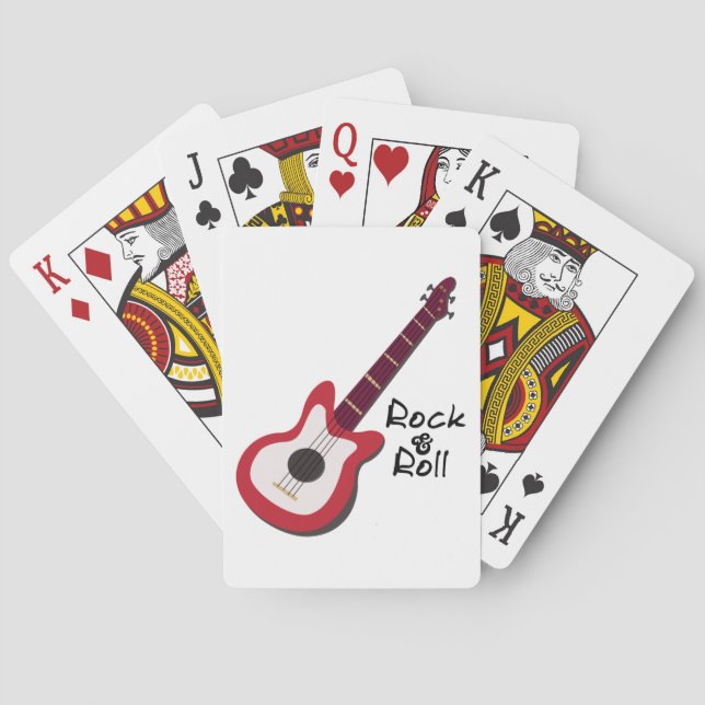 Rock and Roll Poker Cards (Back)