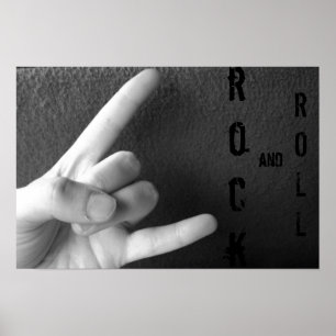 rock and roll poster