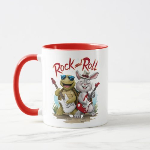 Rock And Roll Rabbit and Tortoise Jam Session Mug
