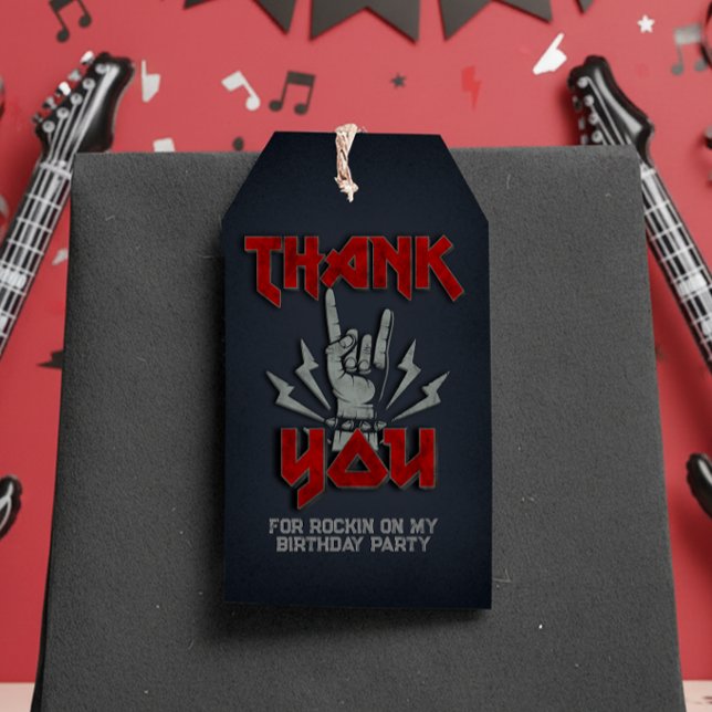 Rock and Roll - Rock theme - Favor Tag (Rock and Roll - Rock theme - Favor Tag)