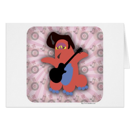 Rock and Roll Rockin Monster Cards (Front Horizontal)