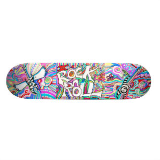 Rock and Roll Skateboard Deck
