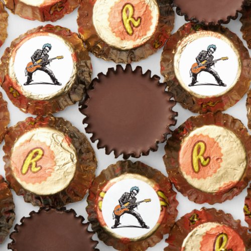 Rock and Roll Skeletons Birthday Party Reeses Peanut Butter Cups